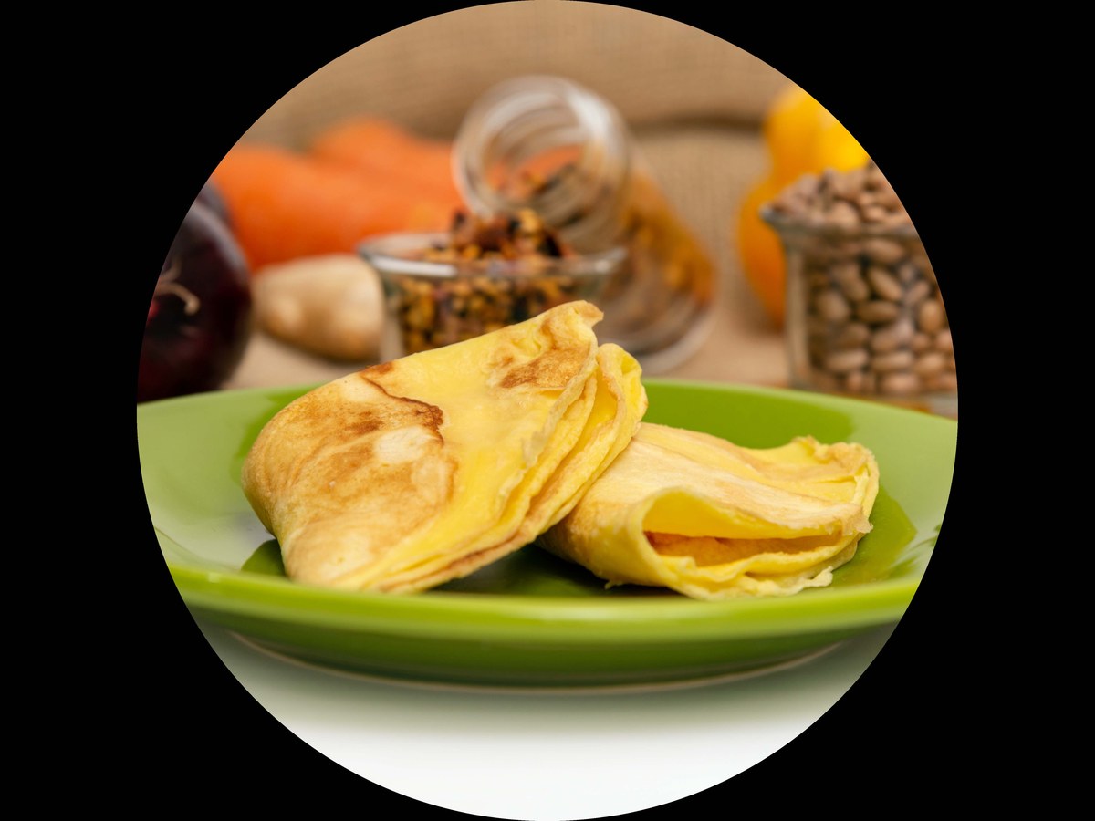 Crepioca de Peito de Peru